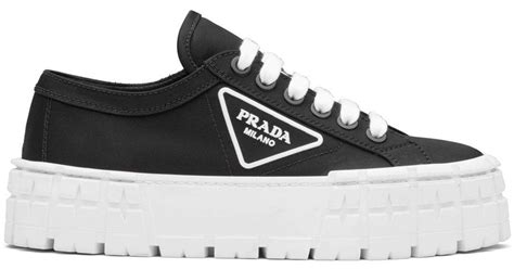 green and black prada sneakers|prada black platform sneakers.